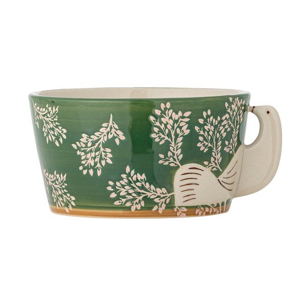 Zelená polévková miska z kameniny 460 ml Hezha – Bloomingville-image-3