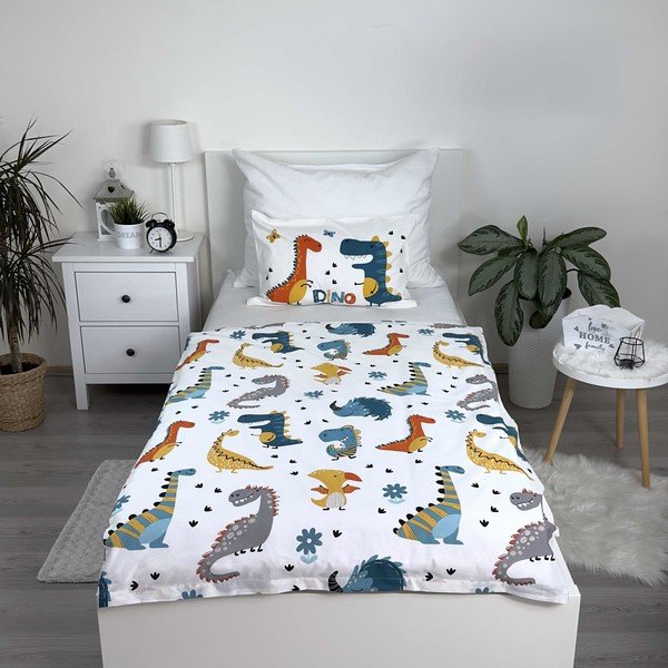 Bavlněné dětské povlečení do postýlky 100x135 cm Dino World – Jerry Fabrics-image-2