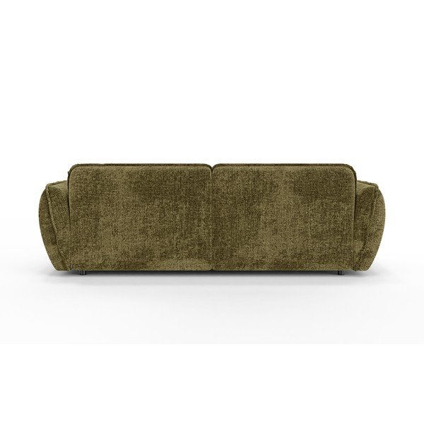 Zelená žinylková rohová pohovka (pravý roh/s lenoškou) Nelia – Ropez-image-4