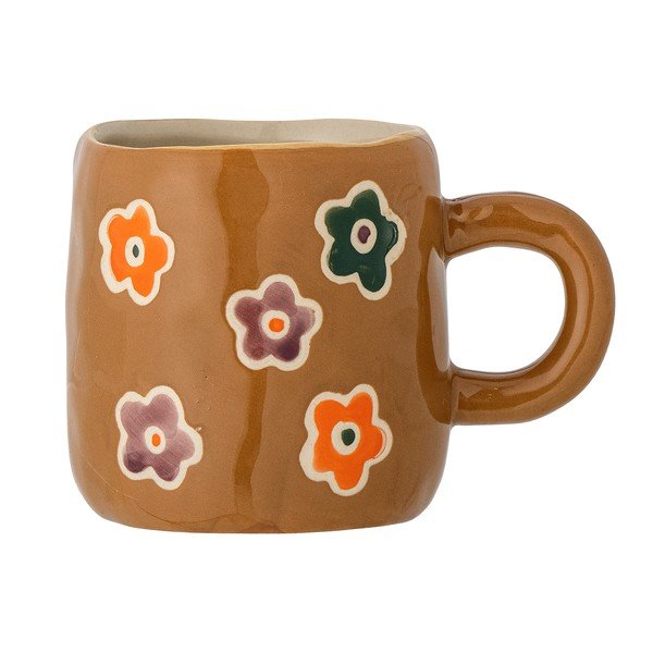 Hnědý dětský hrnek z kameniny 130 ml Addy – Bloomingville Mini