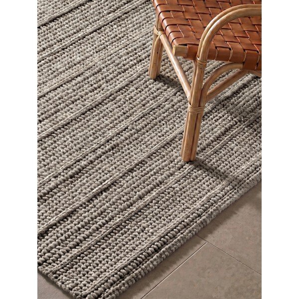 Šedý ručně tkaný vlněný koberec 80x150 cm Camden Parker – Ted Baker-image-2