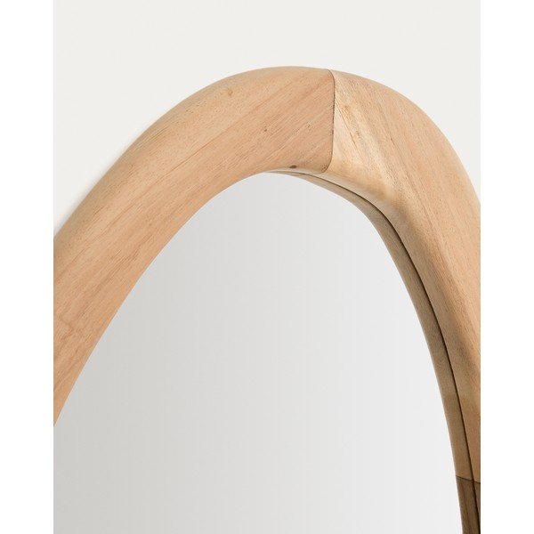 Nástěnné zrcadlo s dřevěným rámem 60x107 cm Selem – Kave Home-image-2