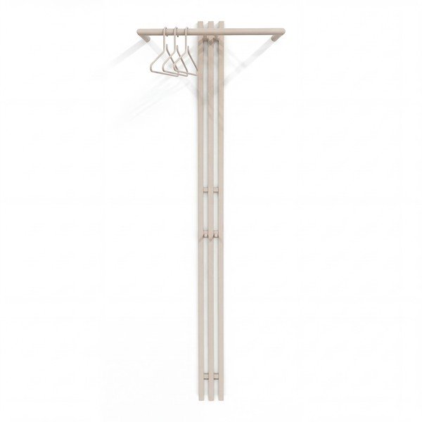 Taupe ocelový nástěnný věšák 65 cm Senza – Spinder Design