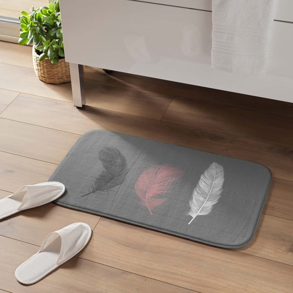 Šedá koupelnová předložka 45x75 cm Penelope – douceur d'intérieur-image-1