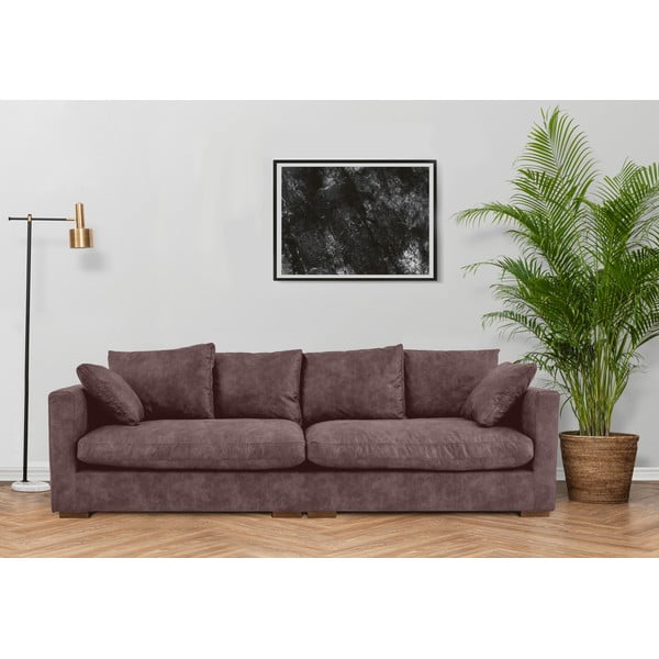 Tmavě hnědá pohovka 266 cm Comfy – Scandic-image-1