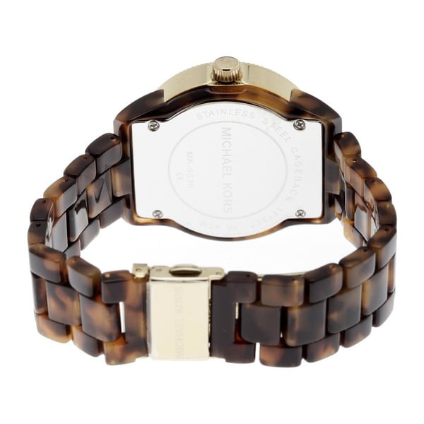Hodinky s pozlaceným ciferníkem Michael Kors -image-3