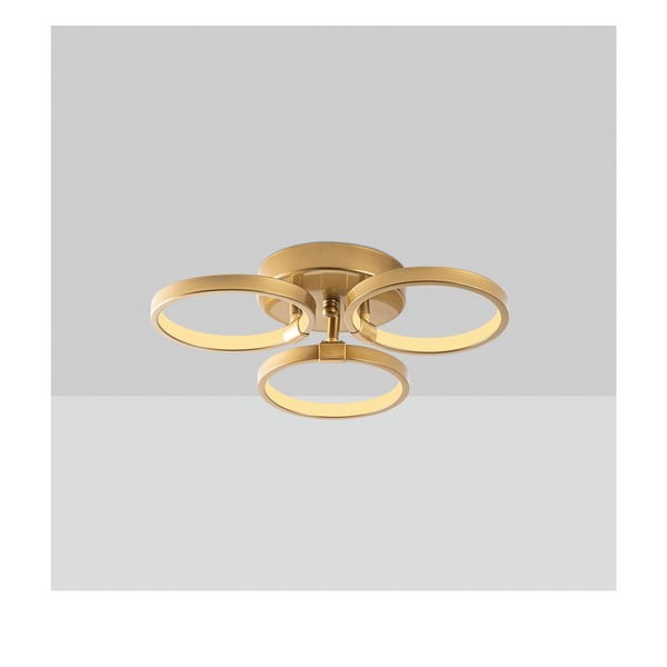 LED stropní svítidlo ve zlaté barvě ø 17 cm Halka – Opviq lights-image-1