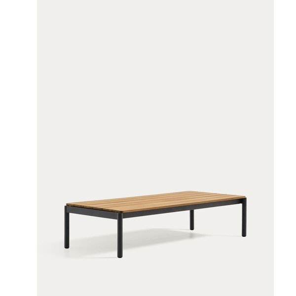 Zahradní konferenční stolek z teakového dřeva 63x149 cm Sorells – Kave Home-image-3