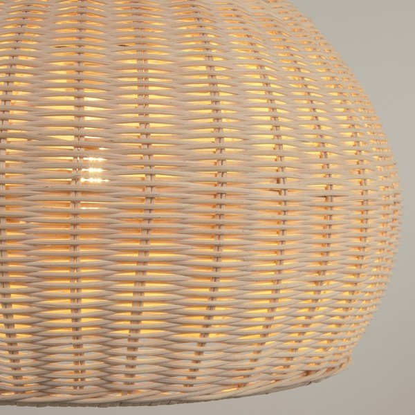 Ratanové stínidlo v přírodní barvě ø 45 cm Deyarina – Kave Home-image-2