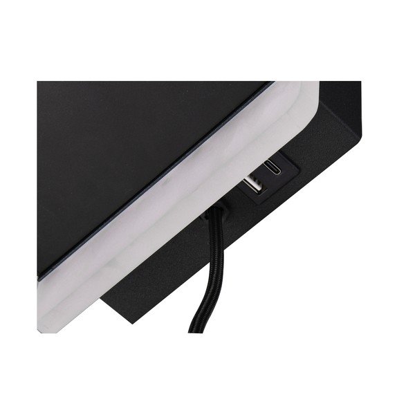 Matně černé LED stmívatelné nástěnné svítidlo Fairfield – Trio-image-3