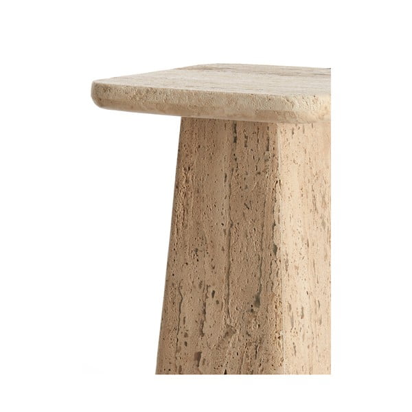 Odkládací stolek s deskou z kamene 30x30 cm Kepami – Light & Living-image-3