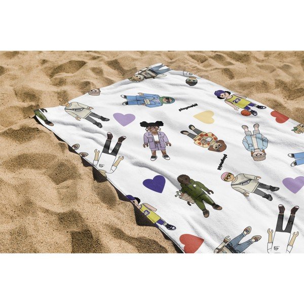 Froté bavlněná plážová osuška 75x140 cm Unique United – Playmobil-image-1