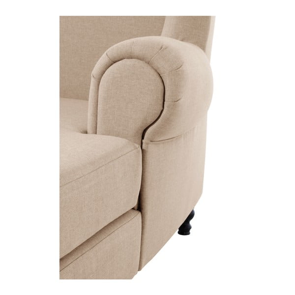 Hnědé křeslo ušák Max Winzer Mareille Sand-image-4