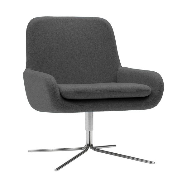 Antracitové otočné křeslo Softline Coco Swivel-image-2