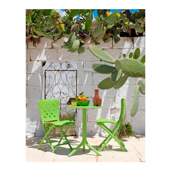 Červený nastavitelný zahradní stolek Nardi Garden Spritz-image-1