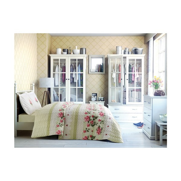 Přehoz s povlakem na polštář Gelnicik Home Bonsai, 220 x 230 cm