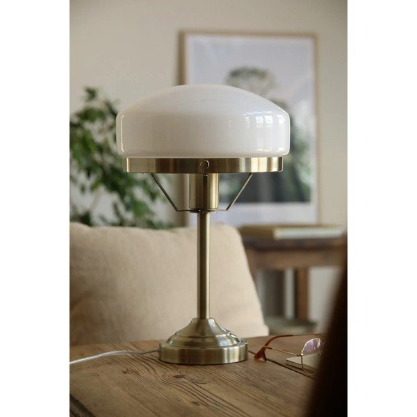 Krémová/v mosazné barvě stolní lampa (výška 39 cm) Aurelia – Markslöjd-image-3