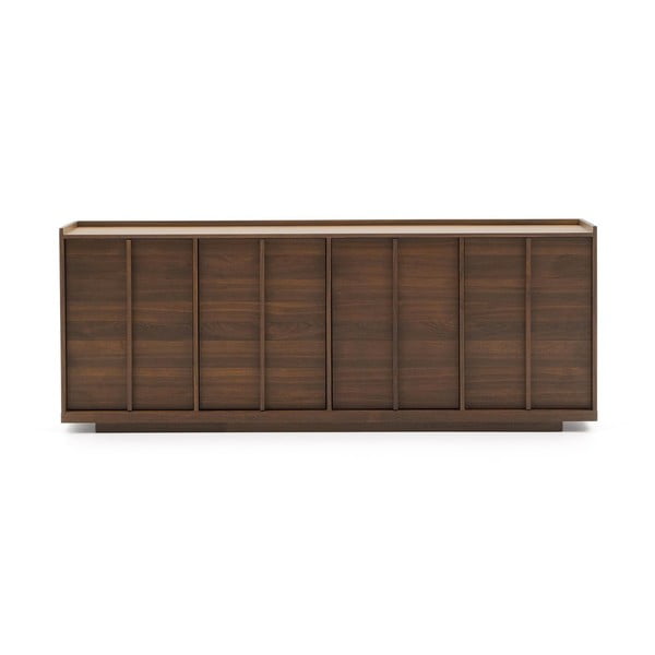 Hnědá komoda v dekoru ořechu 200x80x45 cm Onix – Kave Home