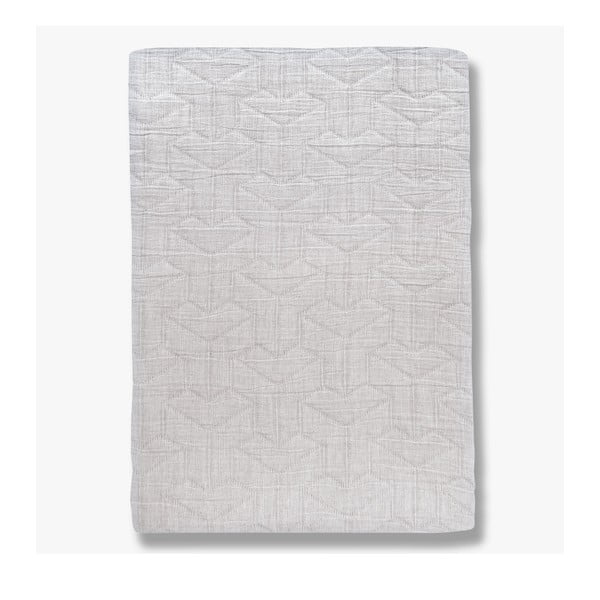 Bílý přehoz z recyklované bavlny na dvoulůžko 250x250 cm Trio – Mette Ditmer Denmark