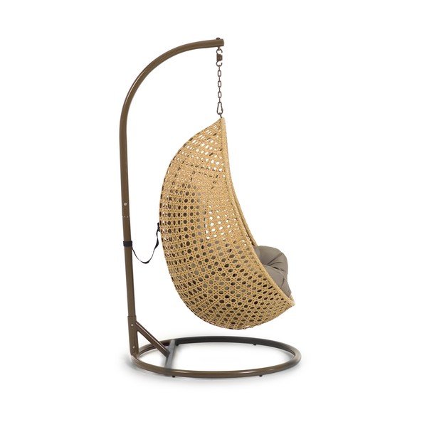 Závěsné zahradní křeslo se stojanem Kave Home Cira-image-2