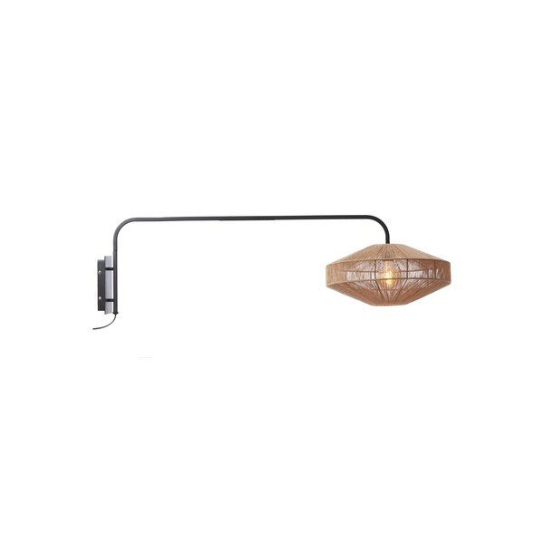 Kovové nástěnné svítidlo do zásuvky v přírodní barvě ø 43 cm Lyra – Light & Living-image-2