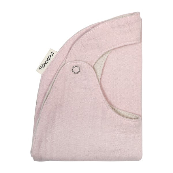 Růžový mušelínový bryndák Kindsgut Oslo-image-3