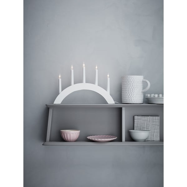 Bílá světelná dekorace s vánočním motivem Atle – Markslöjd-image-1