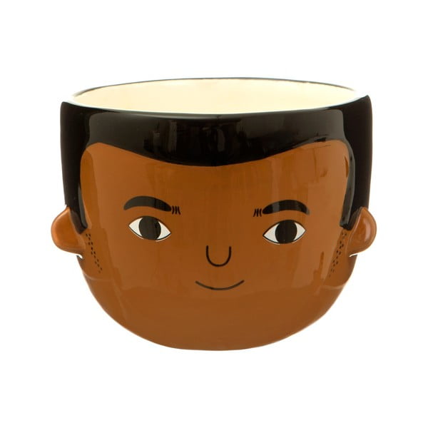 Hnědý květináč Sass & Belle My Kind of People Ezra-image-1