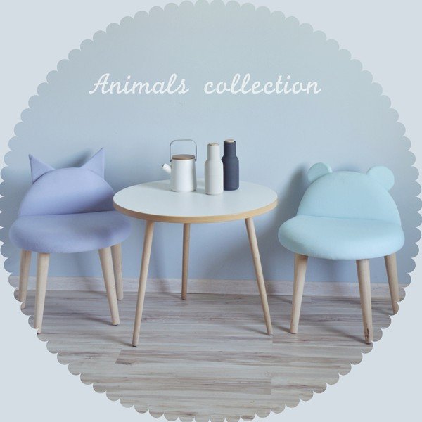 Dětské křesílko Kitty, světle fialové-image-1