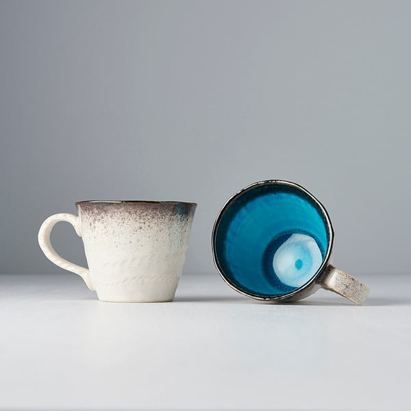 Modro-bílý keramický hrnek MIJ, 250 ml-image-4