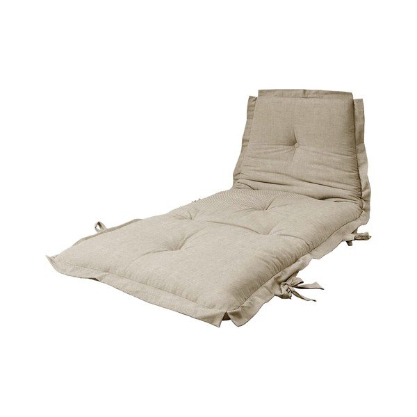 Variabilní futon Karup Design Sit & Sleep Linen Beige, 80 x 200 cm