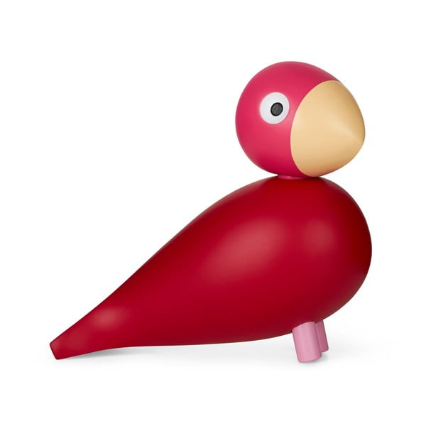 Dřevěná soška (výška 12,5 cm) Bird Flora – Kay Bojesen Denmark