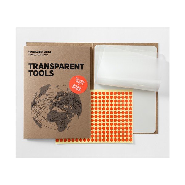 Sada 16 náhradních průhledných listů pro Transparent World mapu Palomar