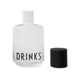 Skleněná karafa Design Letters Drinks, 500 ml