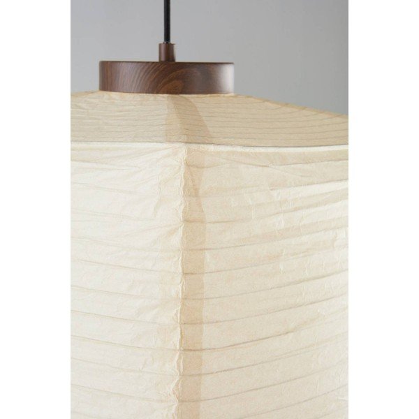Béžové papírové závěsné svítidlo ø 35 cm Sally – Jotex-image-3