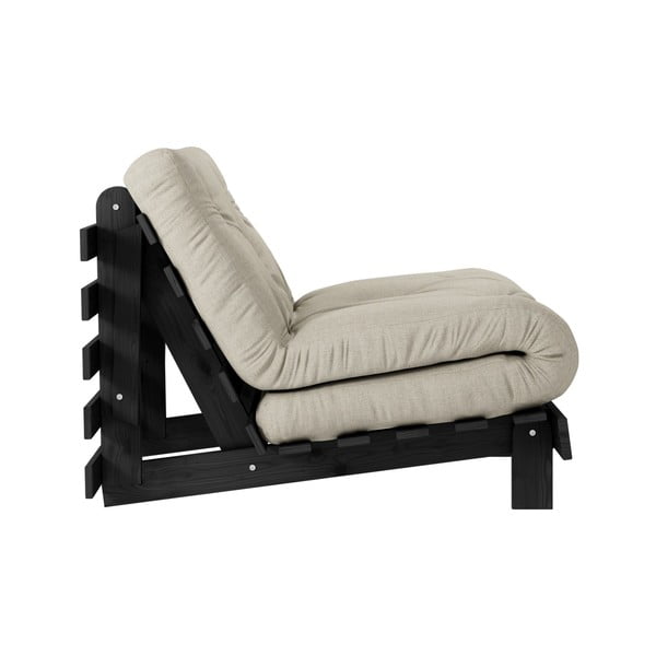 Variabilní křeslo Karup Design Roots Black/Linen Beige-image-4