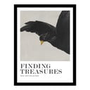 Plakát v rámu 32x42 cm Finding Treasures   – Malerifabrikken