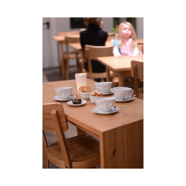 Bílý porcelánový šálek na kávu 58products Oh please, objem 200 ml-image-4