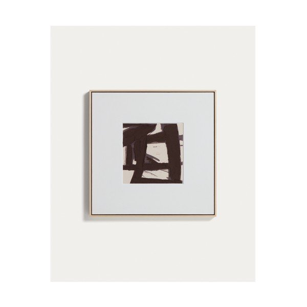 Ručně malovaný obraz s rámem/na plátně 60x60 cm Arilan – Kave Home-image-4