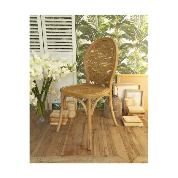Sada 2 židlí z jilmového dřeva Orchidea Milano Classic