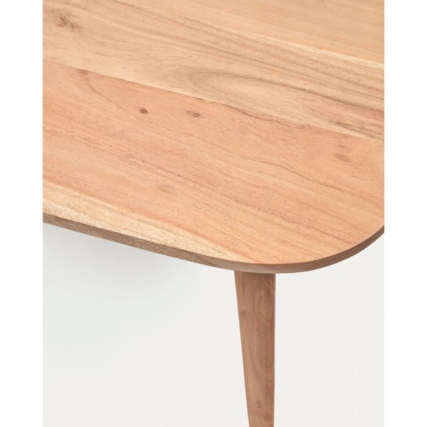 Konferenční stolek z masivu akácie v přírodní barvě 60x110 cm Eluana – Kave Home-image-4