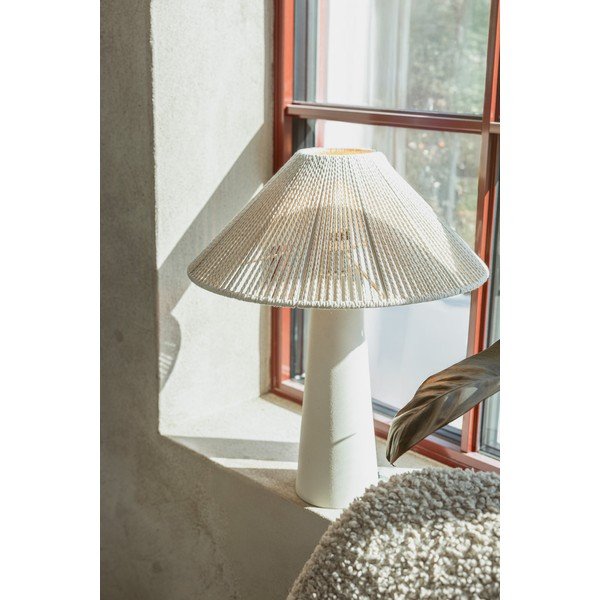 Béžová stolní lampa s textilním stínidlem (výška 50 cm) Favoro – Markslöjd-image-1