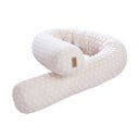 Béžový mantinel do postýlky s příměsí bavlny 170 cm Frosty Almond – Roba