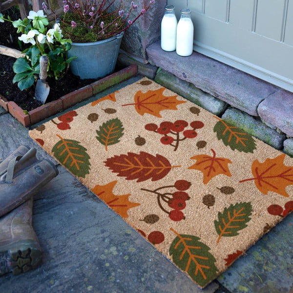 Rohožka z kokosového vlákna 60x90 cm Autumn Leaves – Artsy Doormats-image-2