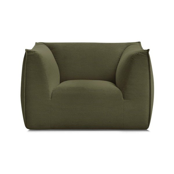 Zelené manšestrové křeslo Giorgia – Bobochic Paris-image-2