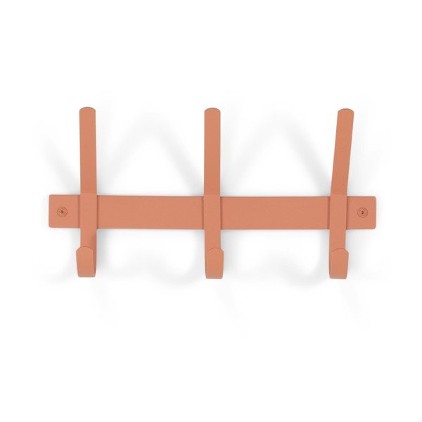 Kovový nástěnný věšák v lososové barvě 40 cm Dexter – Spinder Design-image-2