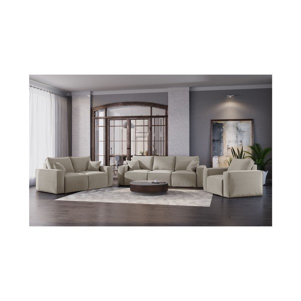 Béžová pohovka Cosmopolitan Design Miami, 180 cm-image-4