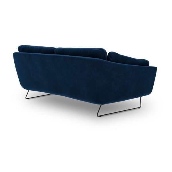 Královsky modrá pohovka se sametovým potahem Windsor & Co Sofas Gravity-image-3