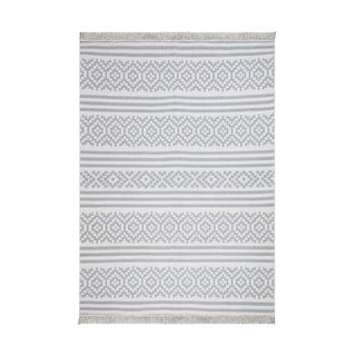 Šedo-bílý bavlněný koberec Oyo home Duo, 160 x 230 cm