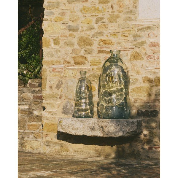 Vysoká váza z recyklovaného  skla (výška 51 cm) Brenna – Kave Home-image-1
